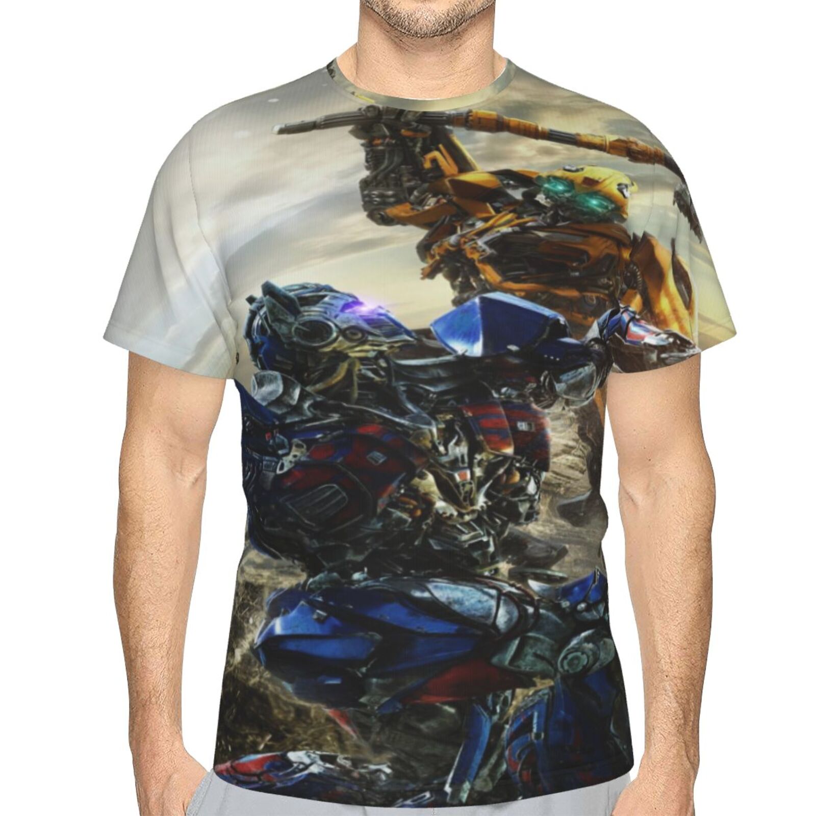 Men Women Transformers Shirts Short Sleeve Cosplay Adults Anime T-Shirts Crew Neck 3d Printed Tee Tops
